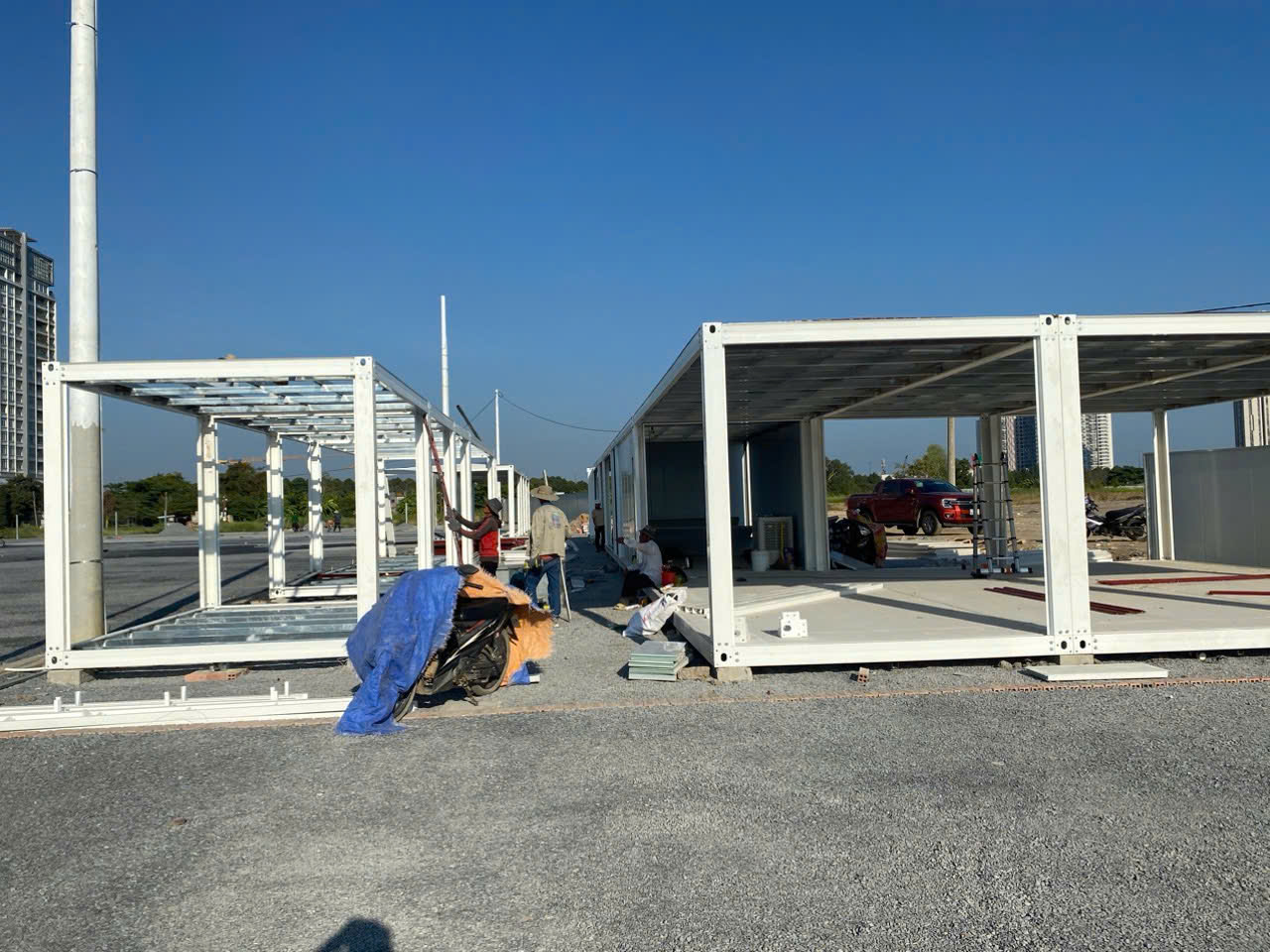 Thi công nhà lắp ghép, nhà xưởng tiền chế 4